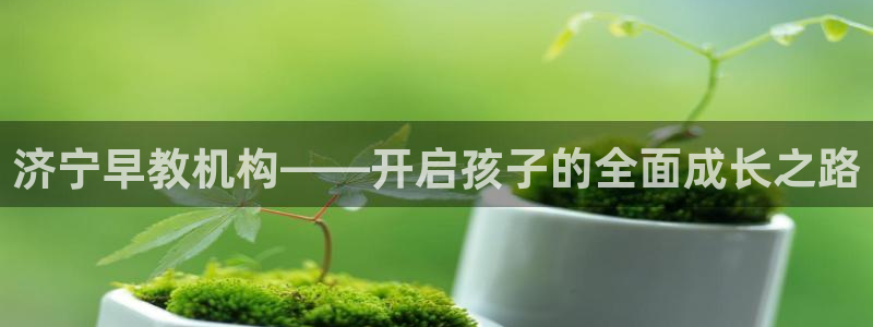 威九国际vA9618：济宁早教机构——开启孩子的全面成长之路