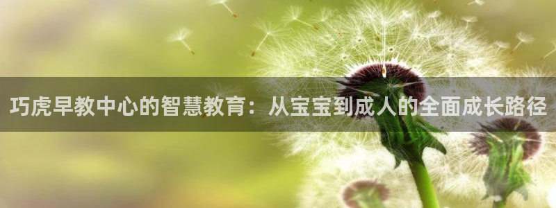 威九国际可以提现吗：巧虎早教中心的智慧教育：从宝宝到成人的全面成长路径