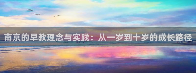 威九国际后爸:南京的早教理念与实践:从一岁到十岁的成长路径