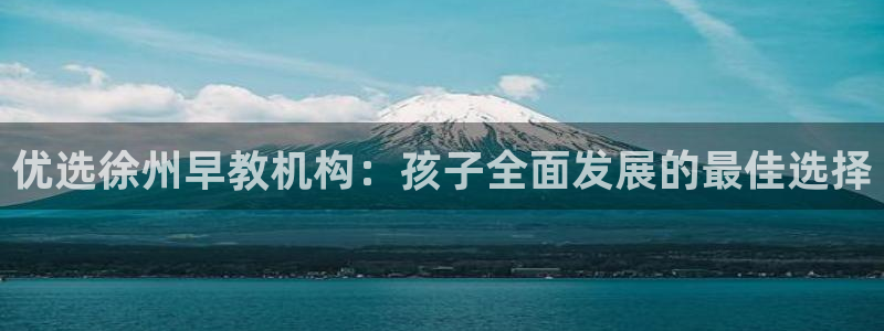 威九cp:优选徐州早教机构:孩子全面发展的最佳选择