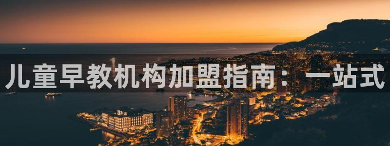 威九国际免费游戏：儿童早教机构加盟指南：一站式