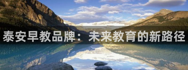 78mapp威九国际媒体：泰安早教品牌：未来教育的新路径