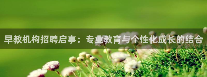 78.m威九国际官网版：早教机构招聘启事：专业教育与个性化成长的结合