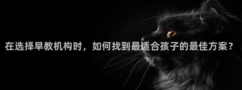 威九国际可以赚到钱:在选择早教机构时,如何找到最适合孩子的最佳方案?