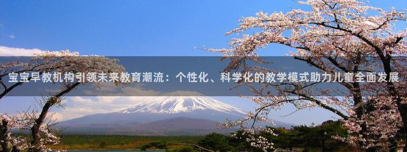 威九国际78m78免费：宝宝早教机构引领未来教育潮流：个性化、科学化的教学模式助