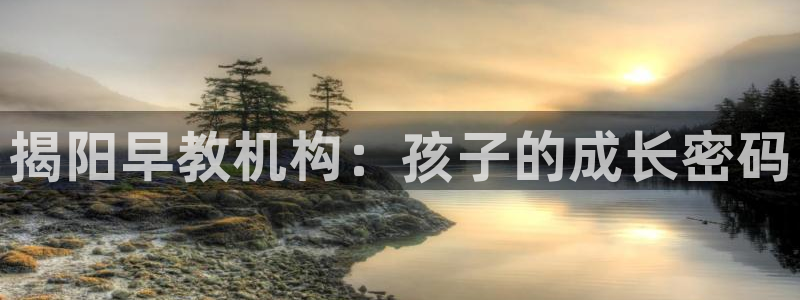 威九国际哪国的:揭阳早教机构:孩子的成长密码