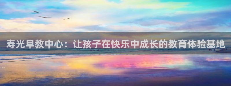 威九国际空降视频:寿光早教中心:让孩子在快乐中成长的教育体验基地