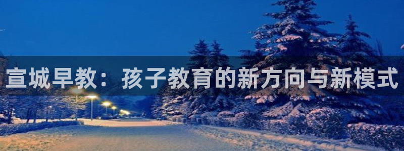 威九cp：宣城早教：孩子教育的新方向与新模式